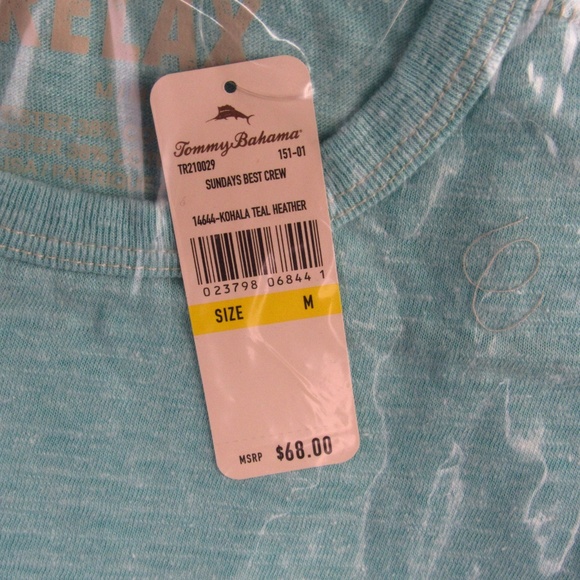 Tommy Bahama Relax Mens Sundays Best Crew T-Shirt - Picture 5 of 8